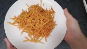 Салатик морковка с редькой