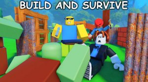 🧟♂️ПОСТРОИЛИ КРЕПКУЮ ОБОРОНУ ОТ РАЗЪЯРЕННЫХ ЗОМБИ В ROBLOX🧟♂️#ПОСТРОЙ СВОЕ УБЕЖИЩЕ😁