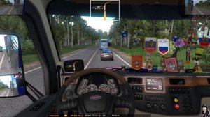 Euro Truck Simulator 2.Поездка от Ц.У.С.Мир...до Шатуры