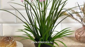 Искусственные цветы в горшке ОЧАРОВАНИЕ ФЛОРЫ, розовые, 38 см, 5010053