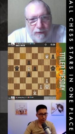 НА ЭТОТ МАТ Я ДАЖЕ НЕ НАДЕЯЛСЯ! // FM LEFONG HUA vs IM НИКОЛАЙ ВЛАСОВ #шахматы #chess