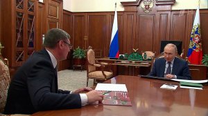 Президент обсудил развитие Владимирской области с главой региона Алекандром Авдеевым