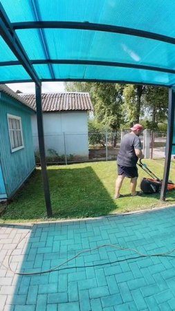 Покос с поэтом.