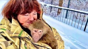 Люська ПОЛОМАЛА полку,оборвала лестницу и гамак дома,а Влад понес ее гулять на снег