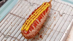 Хот-дог с сыром — корейская уличная еда