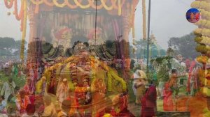 Mahamilan, all the Navadvip parikram groups meet together and bring their deities