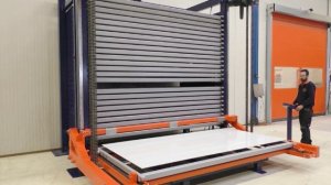 Видео работы автоматизированной системы хранения листового металла AALBERS 3000x1500