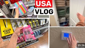 США ВЛОГ Уже Back to school Тревожный вечер Семейный ВЛОГ