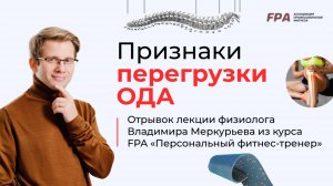 Признаки перегрузки ОДА | Владимир Меркурьев (FPA)