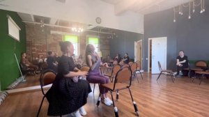 Сц 6 Грицацуева и Моника. 12 СТУЛЬЕВ. Театр БУФФ-ПАРАДИЗ. Барковская - Мельникова