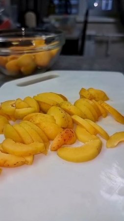 Пирог на скорую руку с абрикосами #рецепт #пирог #еда