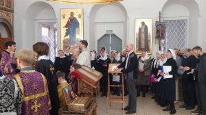 Всенощное бдение в Андреевском монастыре на Воробьёвых горах