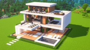 ЛУЧШИЙ современный дом в Майнкрафт — и никаких модов! #minecraft