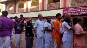 Darshan Arati on Gopashtami in Mayapur Chandrodaya Mandir