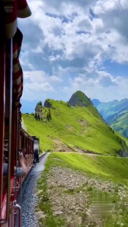 📍Путешествие на ретро-поезде по Швейцарским Альпам 🇨🇭
