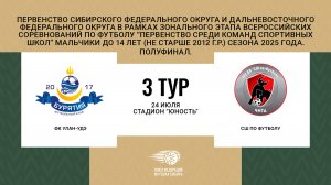 "Улан-Удэ" - "СШ по футболу". Первенство СФО и ДФО среди юношей до 14 лет. Полуфинал.