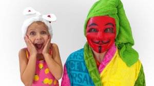 Алиса и Ева играют как дети с папой! Видео для детей.