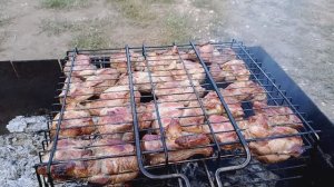 Как в деревне жарят шашлык