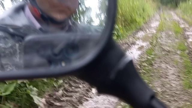 Мопед Delta (Дельта) по лесному бездорожью смотреть онлайн