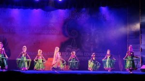 Lotus dance by junior group, Manjari theatre, Mayapur
