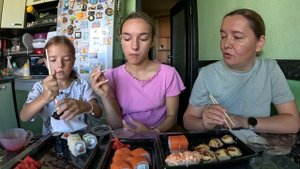 Роллы. Мукбанг