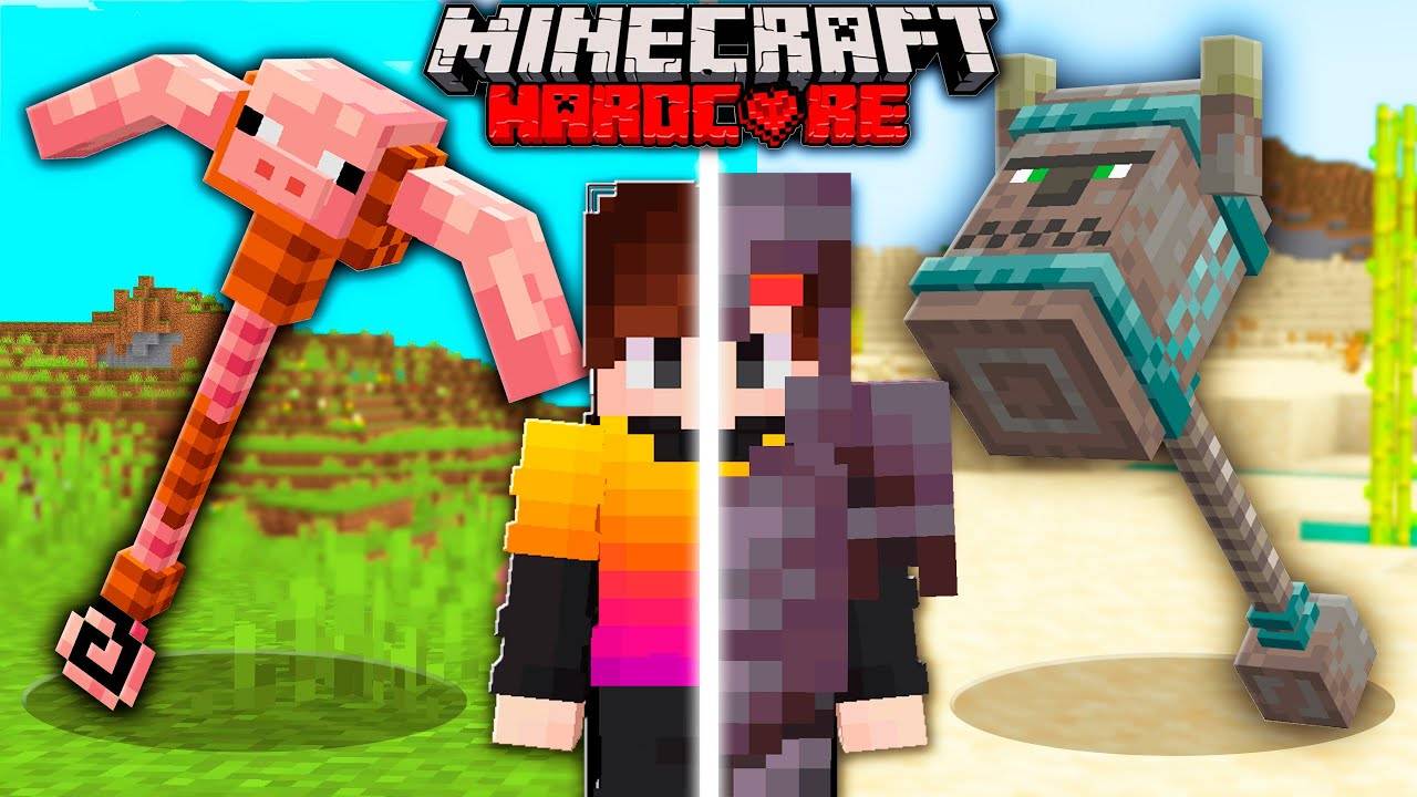 Я собрал ВСЕ оружия из МОБОВ в Майнкрафт смотреть онлайн