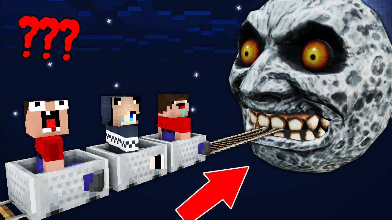 МЫ ПОПАЛИ ВНУТРЬ ЛУНЫ ПОЖИРАТЕЛЯ В МАЙНКРАФТ! | Глазастая Морда Minecraft смотреть онлайн