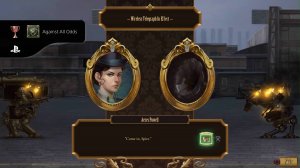 (Ps4) - игра Ironcast (достижение - Against All Odds - "Выиграйте сражение менее чем с 5% здоровья."