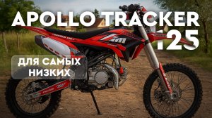 Аpollo tracker 125. Питбайк с низкой рамой для невысоких райдеров