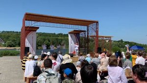 Круиз «Симбирская кругосветка», направленный на развитие внутреннего речного туризма, в Сенгилее вст