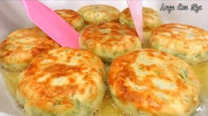 Летние сырники с кабачками очень нежные и вкусные, полезный завтрак из творога