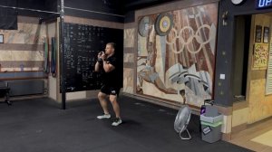 Взятие гири с Пола в сед|Kettlebell squat clean