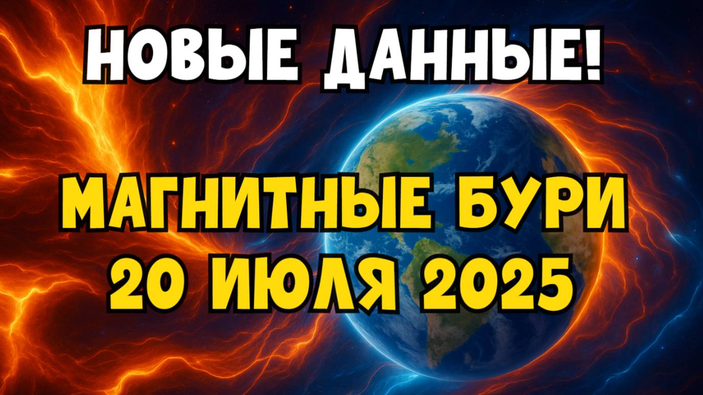 🚨 СРОЧНО! НОВЫЕ ДАННЫЕ! МОЩНАЯ МАГНИТНАЯ БУРЯ 20 ИЮЛЯ 2025 — УДАР ПО ЗДОРОВЬЮ И ТЕХНИКЕ!