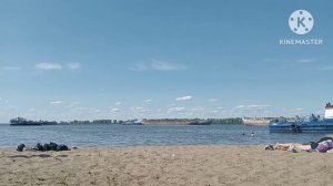 Наконец-то удалось выбраться на речку 🏖️ накупались 🏊 с Вилькой от души ✅