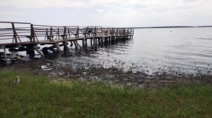 Отдыхаем на озере Медвежье. Хозяйство доверили сыну и снохе.