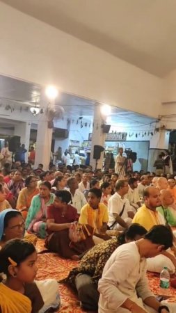 Srila Prabhupad's 127 Vyasa puja celebration in Mayapur Chandrodaya Mandir #prabhupada #shorts