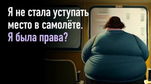 Я не стала уступать место в самолёте. Я была права?