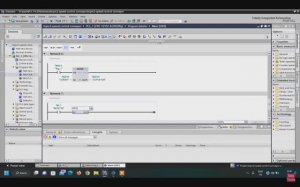 5 Конвейер. LAD программирование управления. (Factory I/O+Siemens TIA Portal)