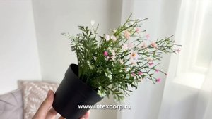 Искусственные цветы в горшке ГОСТИ С КЛУМБЫ, 25 см, 5010064