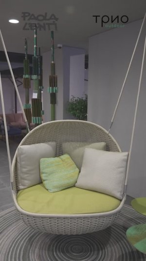 Садовая качель Orbitry от Paola Lenti