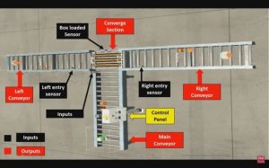6 Сортировка коробок по высоте.Создание (пример). Factory I/O.