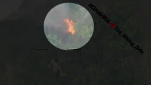 Прилёт «Искандера» по пункту управления БПЛА «Лютый» ВСУ в районе населённого пункта Гамалиевка.