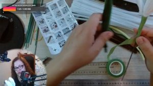 Эфир - болталка. Делаю букет из синельной проволоки и общаемся.
