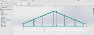 SOLIDWORKS. Расчет фермы. Сравнение расчетов