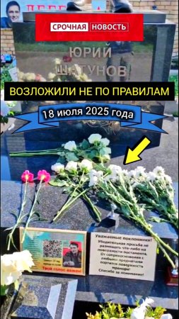 два дня без присмотра: могила Юрия Шатунова #shorts #шатунов #2025 #short #белыерозы #ласковыймай