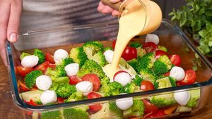 Брокколи, цветная капуста и баклажаны! Супер вкусный простой рецепт! Соседи завидуют