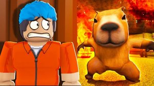 Roblox спасаем из тюрьмы капибару с комментариями
