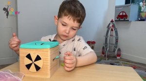 РАЗВИВАЮЩИЙ МОНТЕССОРИ КУБ ДЛЯ ДЕТЕЙ. МАГАЗИН ИГРУШЕК IQBABYMALL