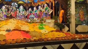 Fantastic Govardhan Puja in Mayapur Chandrodaya Mandir