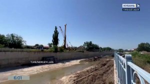 Три новых моста строят в Крымском районе